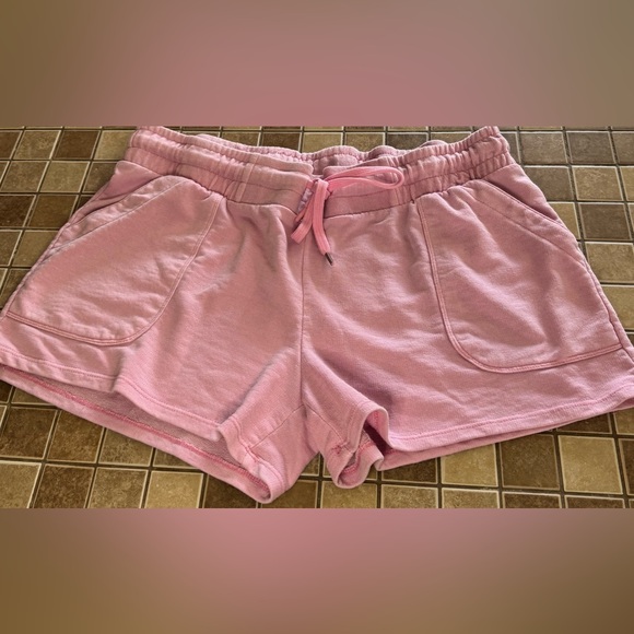 MTA Sport Pink Athletic Shorts Relaxed Fit, XL - Picture 1 of 4